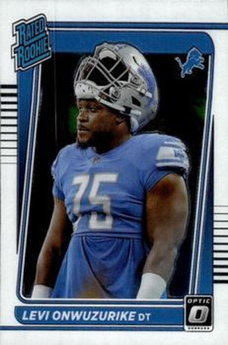 #270 Levi Onwuzurike - Detroit Lions - 2021 Donruss Optic Football