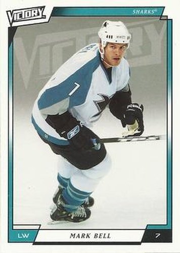#270 Mark Bell - San Jose Sharks - 2006-07 Upper Deck Victory Update Hockey