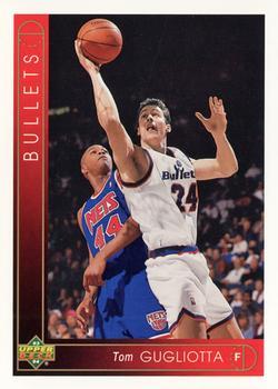 #270 Tom Gugliotta - Washington Bullets - 1993-94 Upper Deck Basketball
