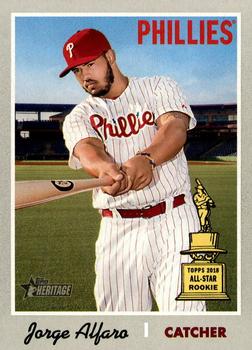 #270 Jorge Alfaro - Philadelphia Phillies - 2019 Topps Heritage Baseball