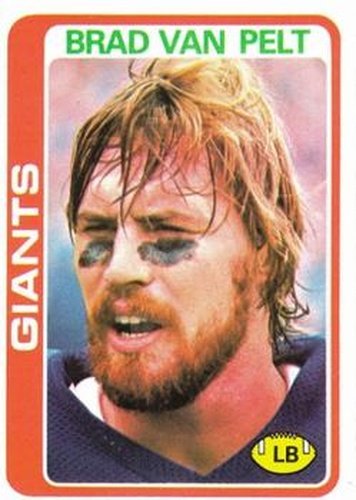#270 Brad Van Pelt - New York Giants - 1978 Topps Football