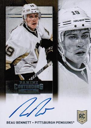 #270a Beau Bennett - Pittsburgh Penguins - 2013-14 Panini Contenders Hockey