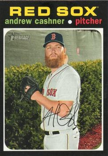 #271 Andrew Cashner - Boston Red Sox - 2020 Topps Heritage Baseball