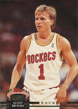 #271 Scott Brooks - Houston Rockets - 1992-93 Stadium Club Basketball