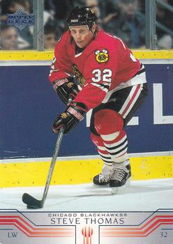 #271 Steve Thomas - Chicago Blackhawks - 2001-02 Upper Deck Hockey