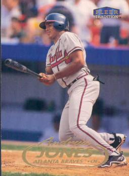 #271 Andruw Jones - Atlanta Braves - 1998 Fleer Tradition Baseball