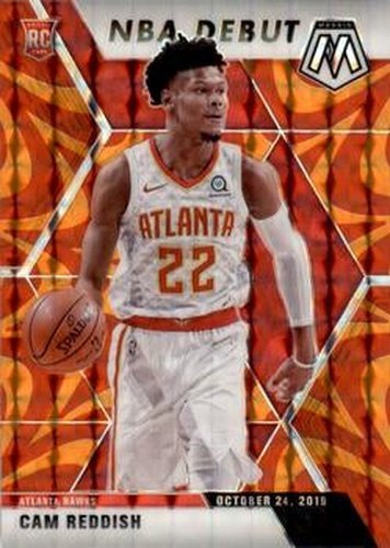 #271 Cam Reddish - Atlanta Hawks - 2019-20 Panini Mosaic - Reactive Orange Basketball
