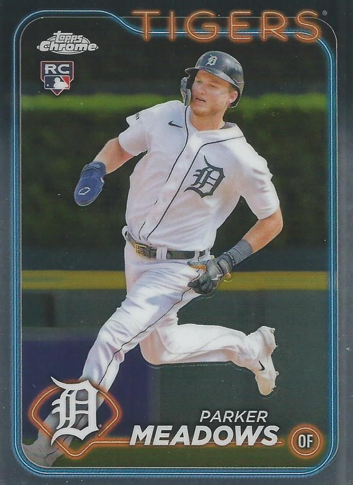 #271 Parker Meadows - Detroit Tigers - 2024 Topps Chrome Baseball