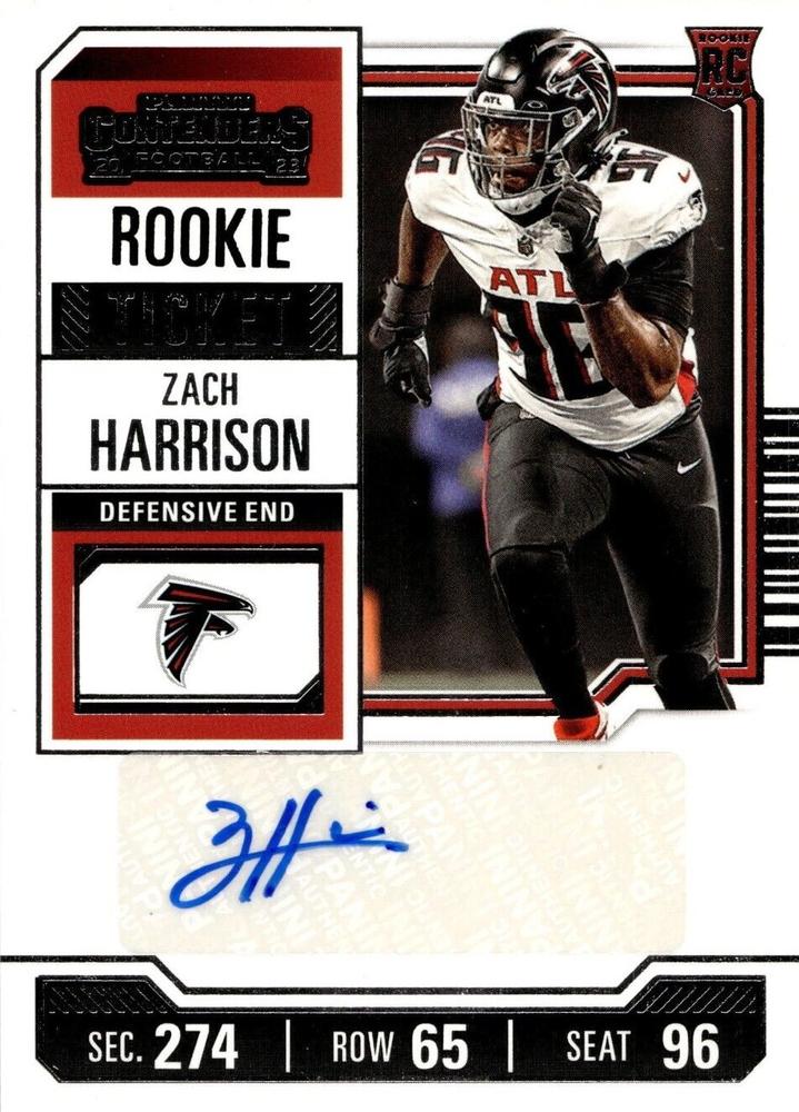 #271 Zach Harrison - Atlanta Falcons - 2023 Panini Contenders Football