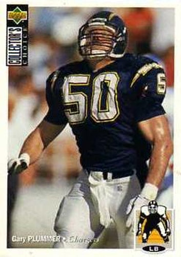 #271 Gary Plummer - San Diego Chargers - 1994 Collector's Choice Football