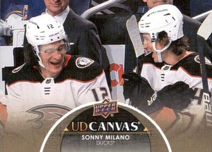 #C271 Sonny Milano - Anaheim Ducks - 2021-22 Upper Deck - UD Canvas Hockey