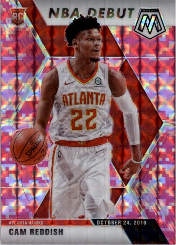 #271 Cam Reddish - Atlanta Hawks - 2019-20 Panini Mosaic - Camo Pink Basketball