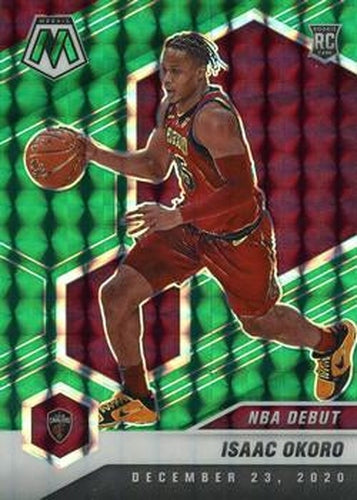 #271 Isaac Okoro - Cleveland Cavaliers - 2020-21 Panini Mosaic - Mosaic Green Basketball