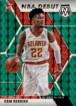 #271 Cam Reddish - Atlanta Hawks - 2019-20 Panini Mosaic - Green Prizm Basketball