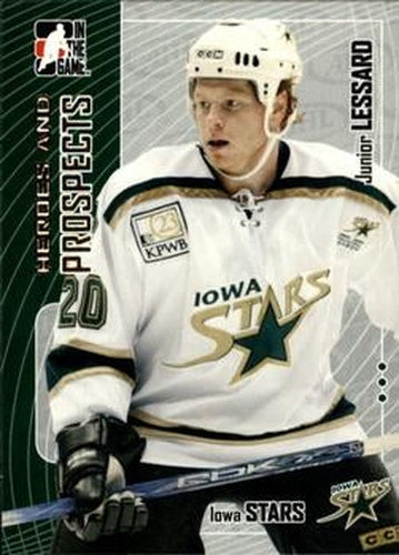 #271 Junior Lessard - Iowa Stars - 2005-06 In The Game Heroes and Prospects Hockey