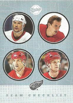 #271 Steve Yzerman / Sergei Fedorov / Brendan Shanahan / Nicklas Lidstrom - Detroit Red Wings - 2002-03 Upper Deck Vintage Hockey