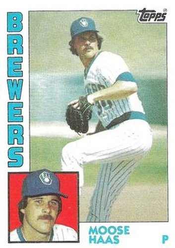 #271 Moose Haas - Milwaukee Brewers - 1984 Topps Baseball