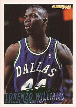 #271 Lorenzo Williams - Dallas Mavericks - 1994-95 Fleer Basketball