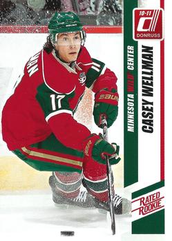 #271b Casey Wellman - Minnesota Wild - 2010-11 Donruss Hockey