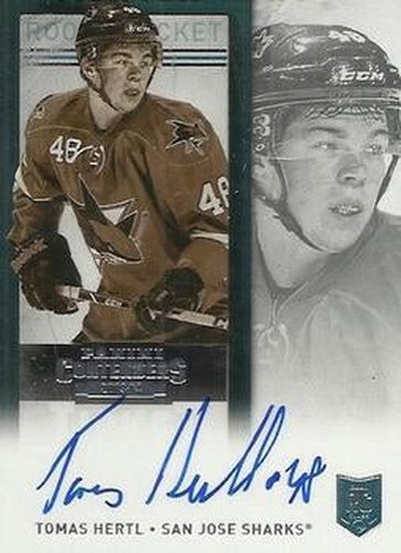 #271c Tomas Hertl - San Jose Sharks - 2013-14 Panini Contenders Hockey