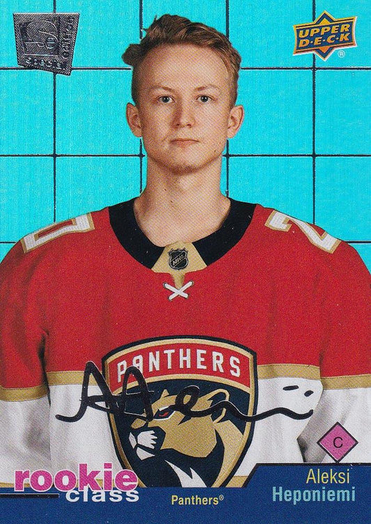 #RC-2 Aleksi Heponiemi - Florida Panthers - 2020-21 Upper Deck - Rookie Class SE Hockey