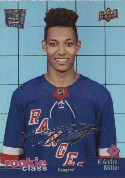 #RC-6 K'Andre Miller - New York Rangers - 2020-21 Upper Deck - Rookie Class SE Hockey