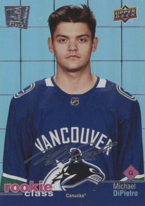 #RC-19 Michael DiPietro - Vancouver Canucks - 2020-21 Upper Deck - Rookie Class SE Hockey