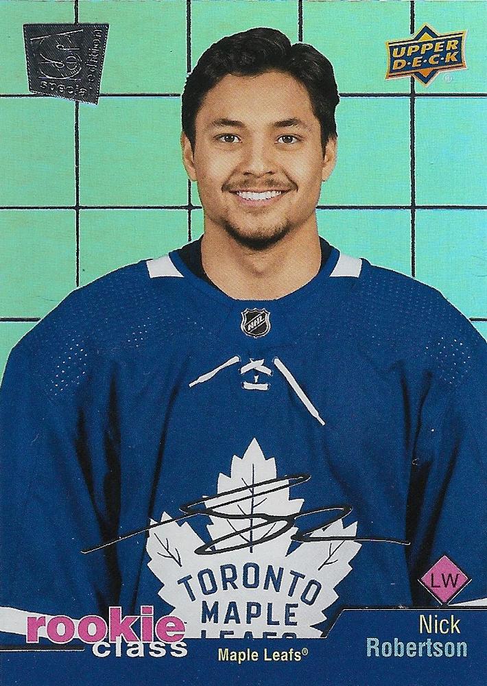 #RC-20 Nick Robertson - Toronto Maple Leafs - 2020-21 Upper Deck - Rookie Class SE Hockey