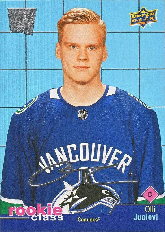 #RC-34 Olli Juolevi - Vancouver Canucks - 2020-21 Upper Deck - Rookie Class SE Hockey