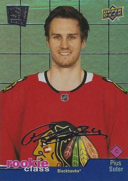 #RC-37 Pius Suter - Chicago Blackhawks - 2020-21 Upper Deck - Rookie Class SE Hockey