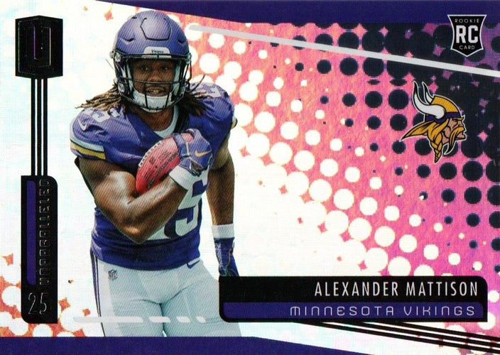 #272 Alexander Mattison - Minnesota Vikings - 2019 Panini Unparalleled Football