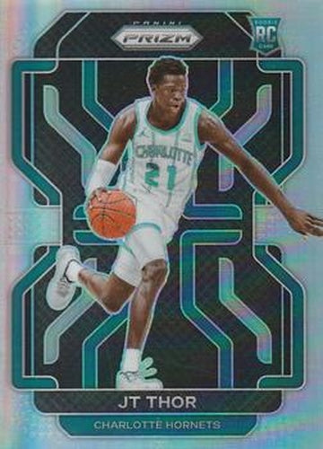 #272 JT Thor - Charlotte Hornets - 2021-22 Panini Prizm - Silver Basketball