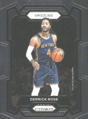 #272 Derrick Rose - Memphis Grizzlies - 2023-24 Panini Prizm Basketball