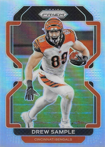 #272 Drew Sample - Cincinnati Bengals - 2021 Panini Prizm - Silver Football