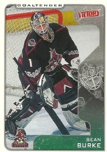 #272 Sean Burke - Phoenix Coyotes - 2001-02 Upper Deck Victory Hockey