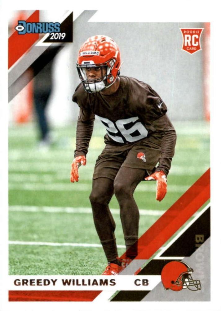 #272 Greedy Williams - Cleveland Browns - 2019 Donruss Football