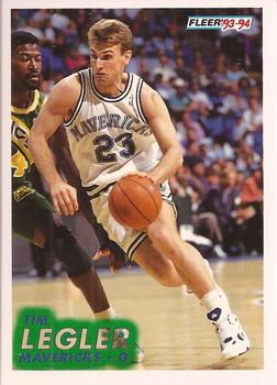 #272 Tim Legler - Dallas Mavericks - 1993-94 Fleer Basketball