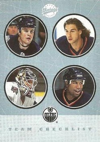 #272 Mike Comrie / Georges Laraque / Tommy Salo / Ryan Smyth - Edmonton Oilers - 2002-03 Upper Deck Vintage Hockey
