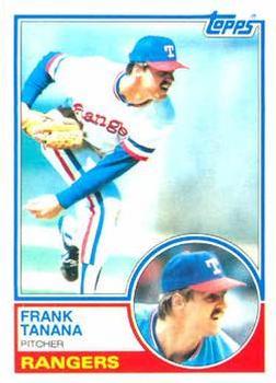 #272 Frank Tanana - Texas Rangers - 1983 Topps Baseball