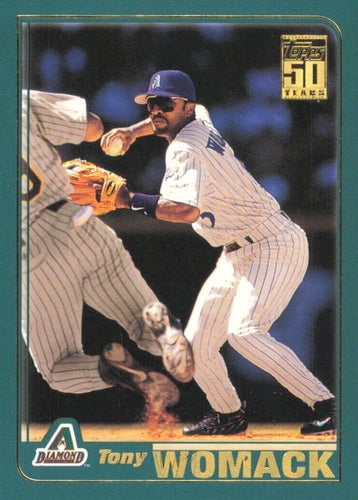 #272 Tony Womack - Arizona Diamondbacks - 2001 Topps Baseball