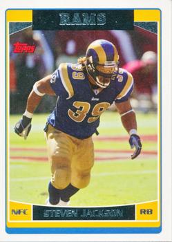#272 Steven Jackson - St. Louis Rams - 2006 Topps Football