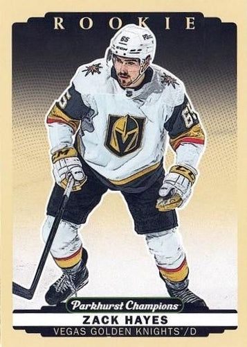 #272 Zack Hayes - Vegas Golden Knights - 2022-23 Parkhurst Champions Hockey
