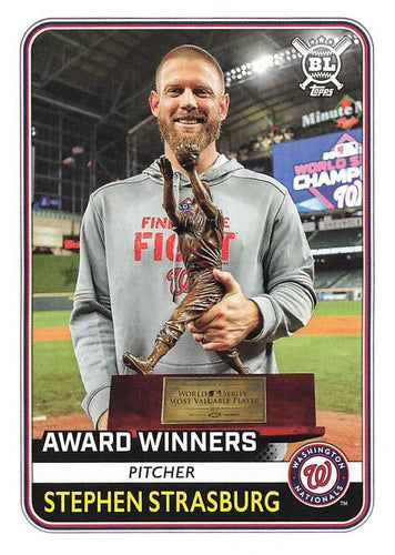 #272 Stephen Strasburg - Washington Nationals - 2020 Topps Big League Baseball