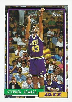 #272 Stephen Howard - Utah Jazz - 1992-93 Topps Basketball