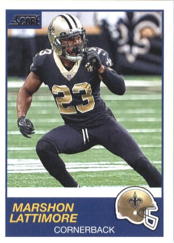 #272 Marshon Lattimore - New Orleans Saints - 2019 Score Football