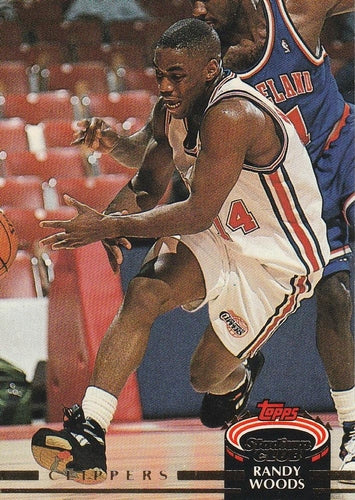#272 Randy Woods - Los Angelesippers - 1992-93 Stadium Club Basketball