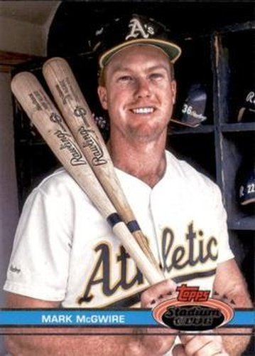#272c Mark McGwire - Oakland Athletics - 2022 Stadium Club Baseball