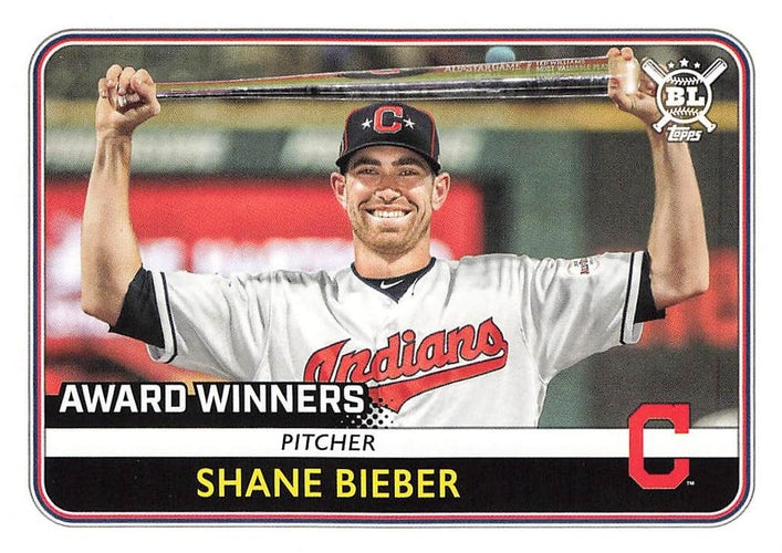 #273 Shane Bieber - Cleveland Indians - 2020 Topps Big League Baseball