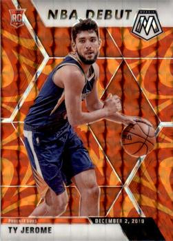 #273 Ty Jerome - Phoenix Suns - 2019-20 Panini Mosaic - Reactive Orange Basketball