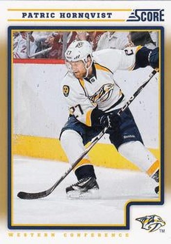 #273 Patric Hornqvist - Nashville Predators - 2012-13 Score - Gold Rush Hockey